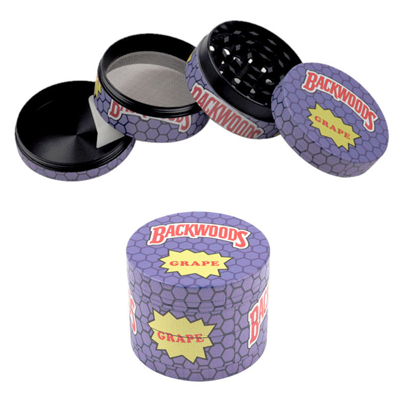 Full body colour print 3D Smoke Lighter Fine Shredders Tobacco tobacco Tobacco Shred Not Stained Metal Grinder Smoking