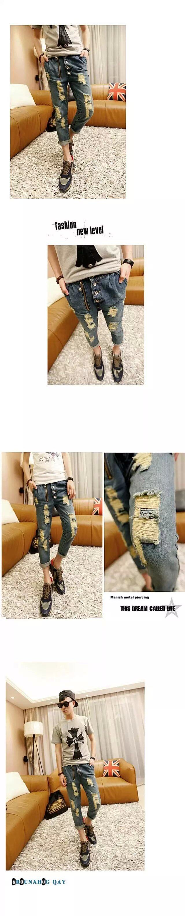 Jeans pour adolescent pieds Slim pour été - Ref 1468176 Image 25