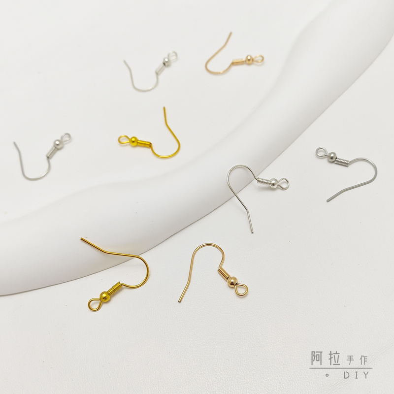 Spring with Bead Ear Hooks DIY Handmade Jewelry Accessories Materials Earrings Alloy Ear Hooks Hooks Ear Jewelry Basic Accessories Spring with Bead Ear Hooks DIY Handmade Jewelry Accessories Materials Earrings Alloy Ear Hooks Hooks Ear Jewelry Basic Accessories
