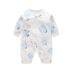 Quần áo trẻ sơ sinh cotton jumpsuit mùa thu 0-3 tháng tuổi nam và nữ trăng tròn bé mùa thu và mùa đông 1 tuổi Áo liền quần