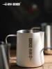 Mhw-3Bomber Bomber Latte Art Cylinder 600ml Pointed Mouth Latte Art Cup Coffee Latte Art Milk Frother Stainless Steel