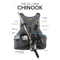NRS Chinook F Breakthrough Luyer Boat Fishing Kayak Canoe Fishing Lifejacket
