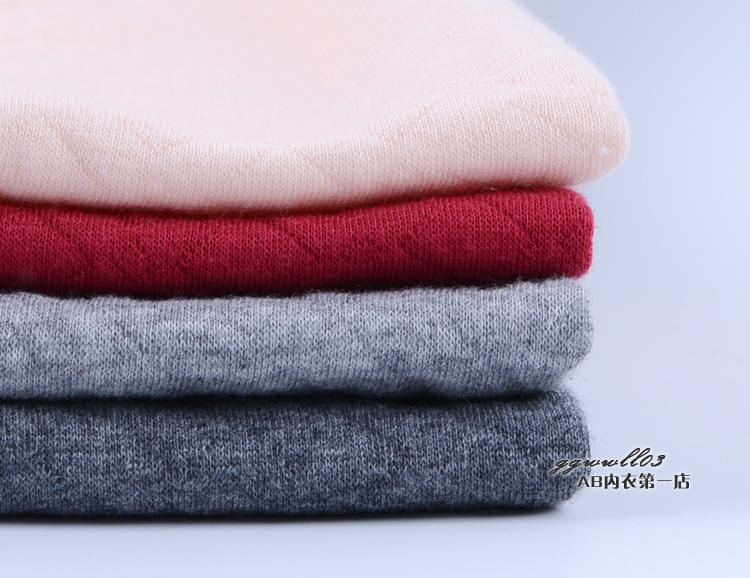 Quần lót AB mùa thu và mùa đông quần ấm ba lớp chải kỹ quần cotton cotton trung niên dày quần dài T865 / 866 - Quần nóng lên quần legging lửng