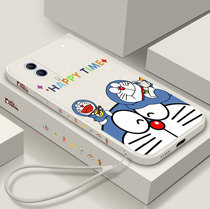 Doraemon vivoy53s mobile phone case liquid silicone all-inclusive anti-drop cartoon y52s straight side Tide brand side pattern personality y50 creative fashion Net Red couple with protective cover