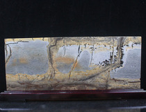 Guangxi Qishi Liuzhou Chinese painting stone grass flower stone natural picture viewing stone collectors residence study ornaments