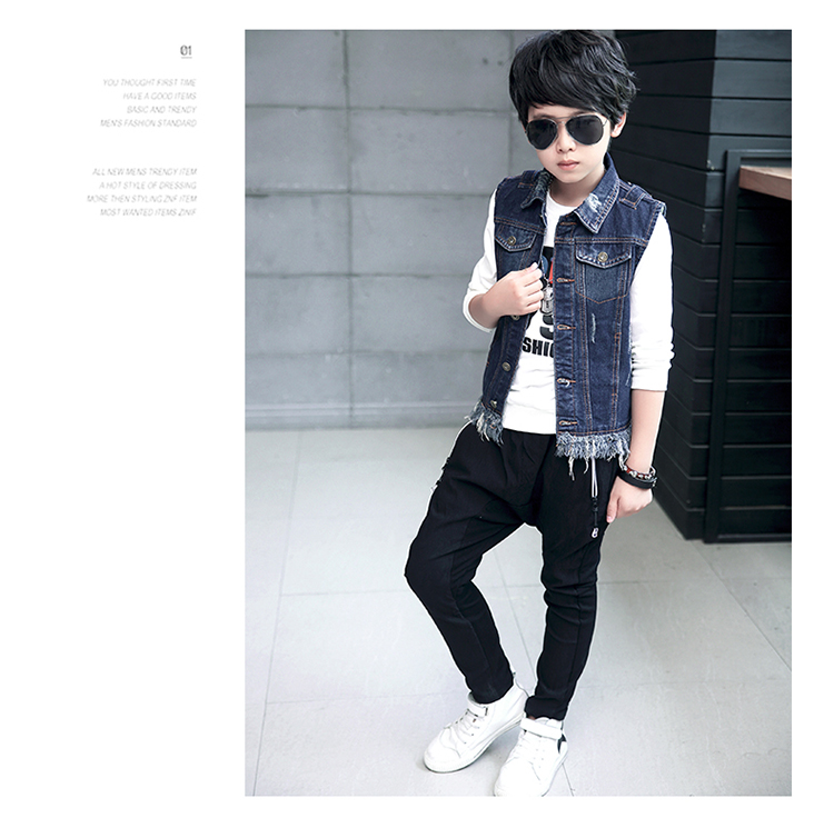 Gilet garcon en Toile de coton - Ref 2067797 Image 14