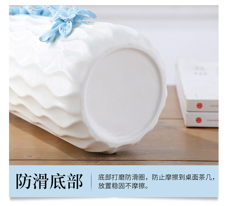 2023 New Style ceramic vases, European-style ceramic vases, table and coffee table ornaments, home decorations, flower arrangements, modern and simple dried flower hydroponic handicrafts pic 20