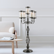 European Western candlestick restaurant Household light luxury Romantic living room Large floor-to-ceiling luxury decoration creative candle ornaments