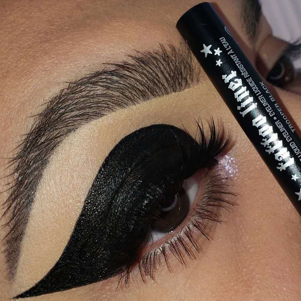 Spot Bút kẻ mắt Kat Von D Lasting KVD Car Crash Long Lasting Waterproof Eyeliner Tattoo Tattoo - Bút kẻ mắt eyeliner chì