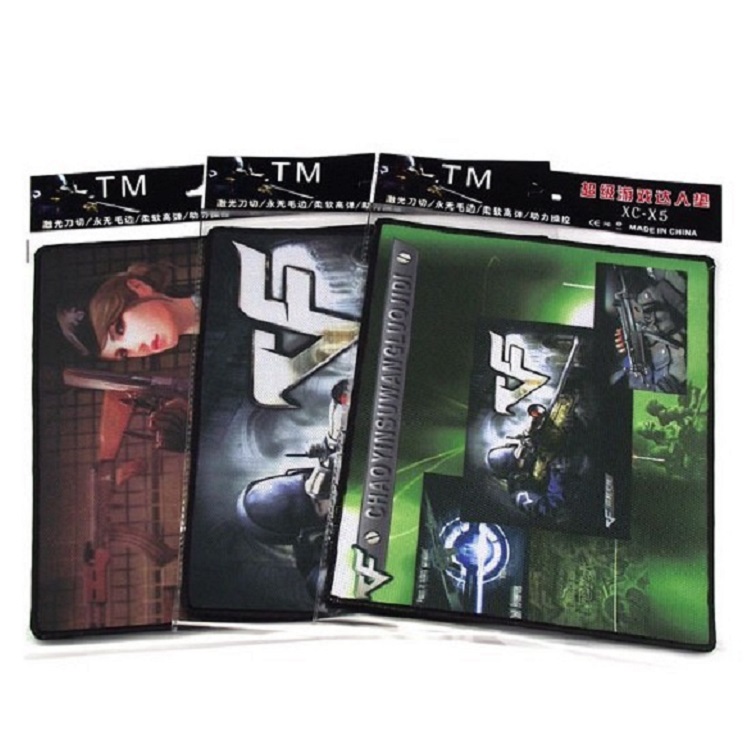 X5 coarse cloth large color lock edge secret lock mouse pad Control version thick mouse pad 245*320*3 0mm