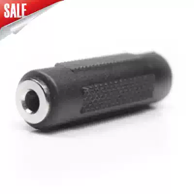 3 5 Female-to-female audio pair connector double 3 5mm straight-through head headphone audio extension cord adapter