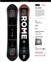 American ROME S D S 19-20 MOD all-round freestyle veneer STALE SANDBECH same model