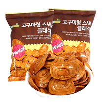South Korea imported Laike cat ear-shaped crispy flakes Net red office chase drama Leisure puffed snacks pastry heart
