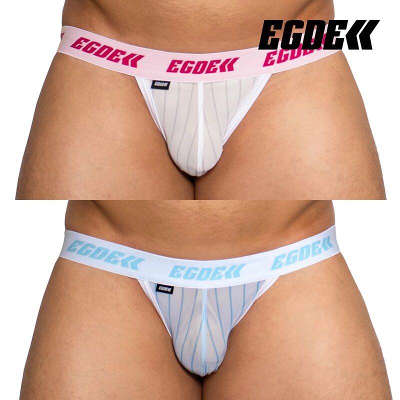 【4117】Egde Men's Double-Layer Underwear Stria Mesh Ultra-Low Waist Jogging Belt 【4117】Egde Men's Double-Layer Underwear Stria Mesh Ultra-Low Waist Jogging Belt