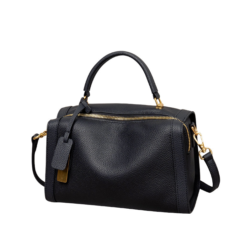 520 Gift For Women 2025 New Arrival Luxury Commuter Genuine Leather Handbag Boston Pillow Bag Crossbody Bag - Thumbnail 5