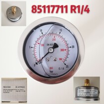 D711 German Feiso stainless steel liquid-filled shock-resistant pressure gauge industrial spring tube pressure gauge RF63Gly1 6