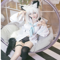 Spot white snow cos clothing Little Fox c clothing cosply clothing female Loli costume animation full set