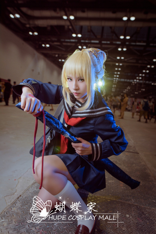 cosplay Cartoon Women's Destiny Night Fate Zero Saber Student Sailor Delivery Sword Bag oh