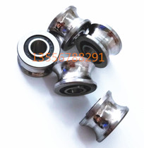 With U-slot bearing SG22 U track wheel inner hole 8 outer diameter 22 5 thickness 13 5(14 5)m grooved bearing