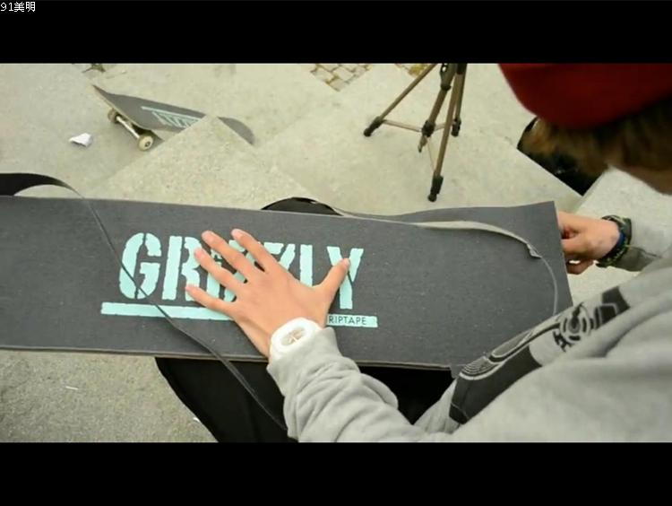 Gấu xác thực chuyên nghiệp GRIZZLY DBH đôi giấy nhám trượt ván không khí cát đen vận chuyển quốc gia - Trượt băng / Trượt / Thể thao mạo hiểm bánh xe patin phát sáng