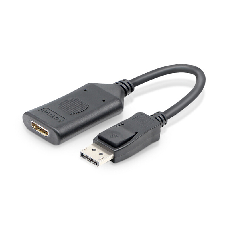Active Standard large DP to VGA DVI HDMI Converter Cable Supports Multiscreen 4K 2K Converter