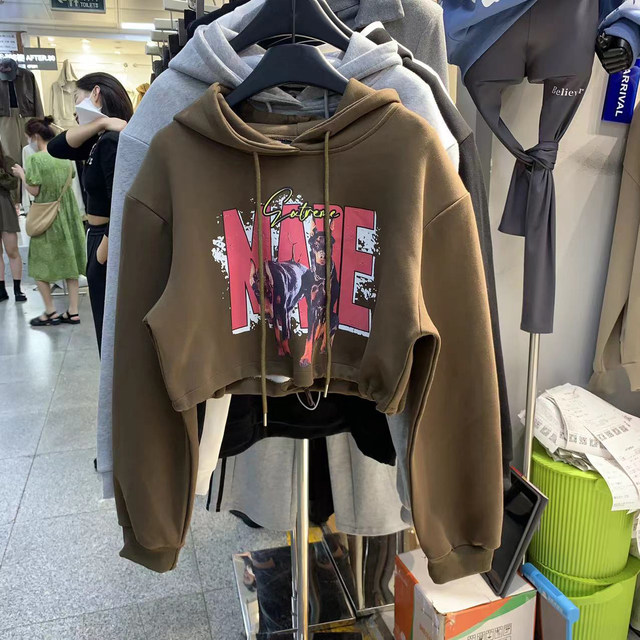 Sweater Dongdaemun cotton loose drawstring