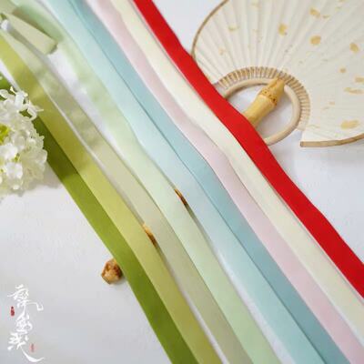 "Deep clouds and light mists, versatile 1CM hair tie, slender Hanfu hair band, ancient style, multi-purpose girl accessory, hair tie, Dream of Splendor Record.