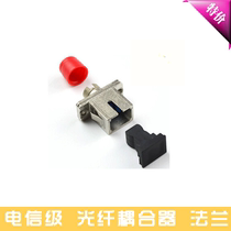 FC TransSC Optical Fiber Adapter Couplers flange discs Single multi-mode adapter Round mouth turning square port Telecommunications grade