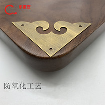 Chinese antique furniture pure copper accessories classical furniture cabinet door full copper angle flower accessories corner protector corner piece corner piece corner code