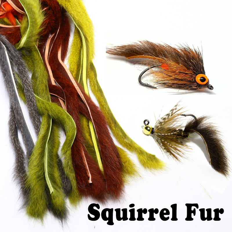 Imported Fly Tying Materials, Whole Sheet Cut Squirrel Fur 3mm, Squirrel Fur Strip for Hook Decoration Imported Fly Tying Materials, Whole Sheet Cut Squirrel Fur 3mm, Squirrel Fur Strip for Hook Decoration