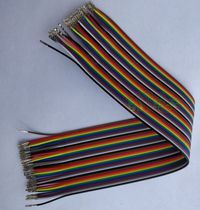 2 54mm pitch DuPont wire mother to mother without shell 40P color cable 30CM