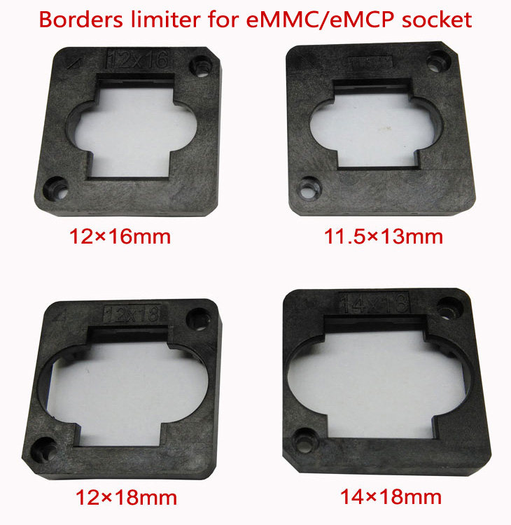 eMMC eMCP flip spring sheet test seat limit frame socket positioning frame BGA programming seat frame