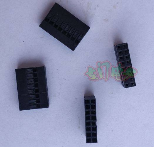 DuPont Shell DuPont Rubber Shell 2.54mm pitch DuPont line plug single row 1*4P double row 2*8P