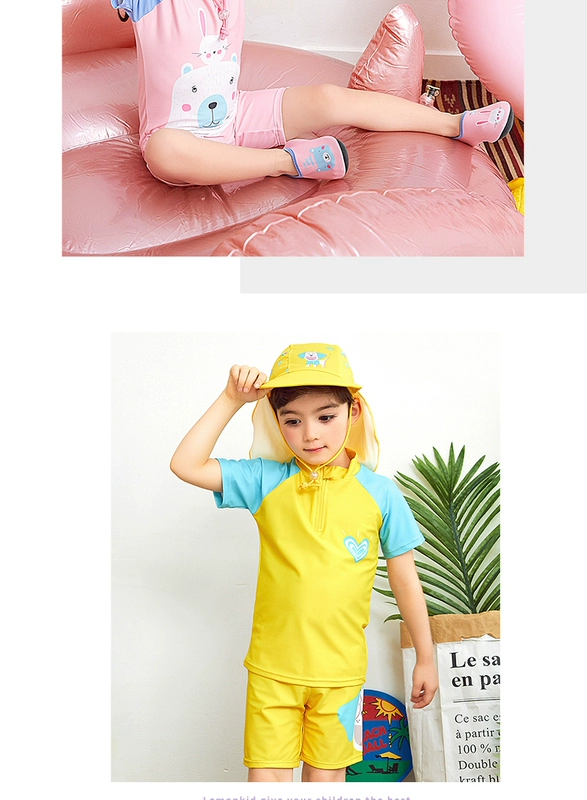 Đồ bơi trẻ em, quần bơi bé trai, bé gái, trẻ em, trẻ em dính liền, trẻ em, trẻ lớn, bé 1-3-14 tuổi chia tay