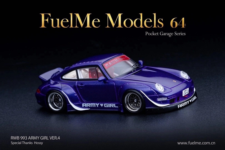 Fuelme Fumei 1:64 993 RWB army girl resin limited edition