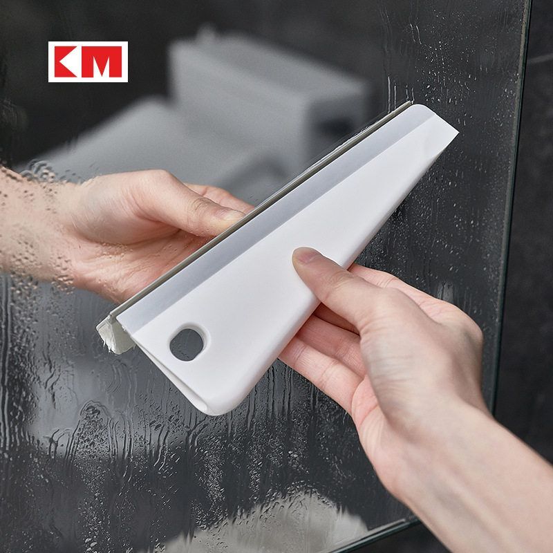 [Japan Km] Handheld Glass Wiper for Bathroom, Toilet, Mirror, Double-Sided Wiper, Countertop Cleaning Tool