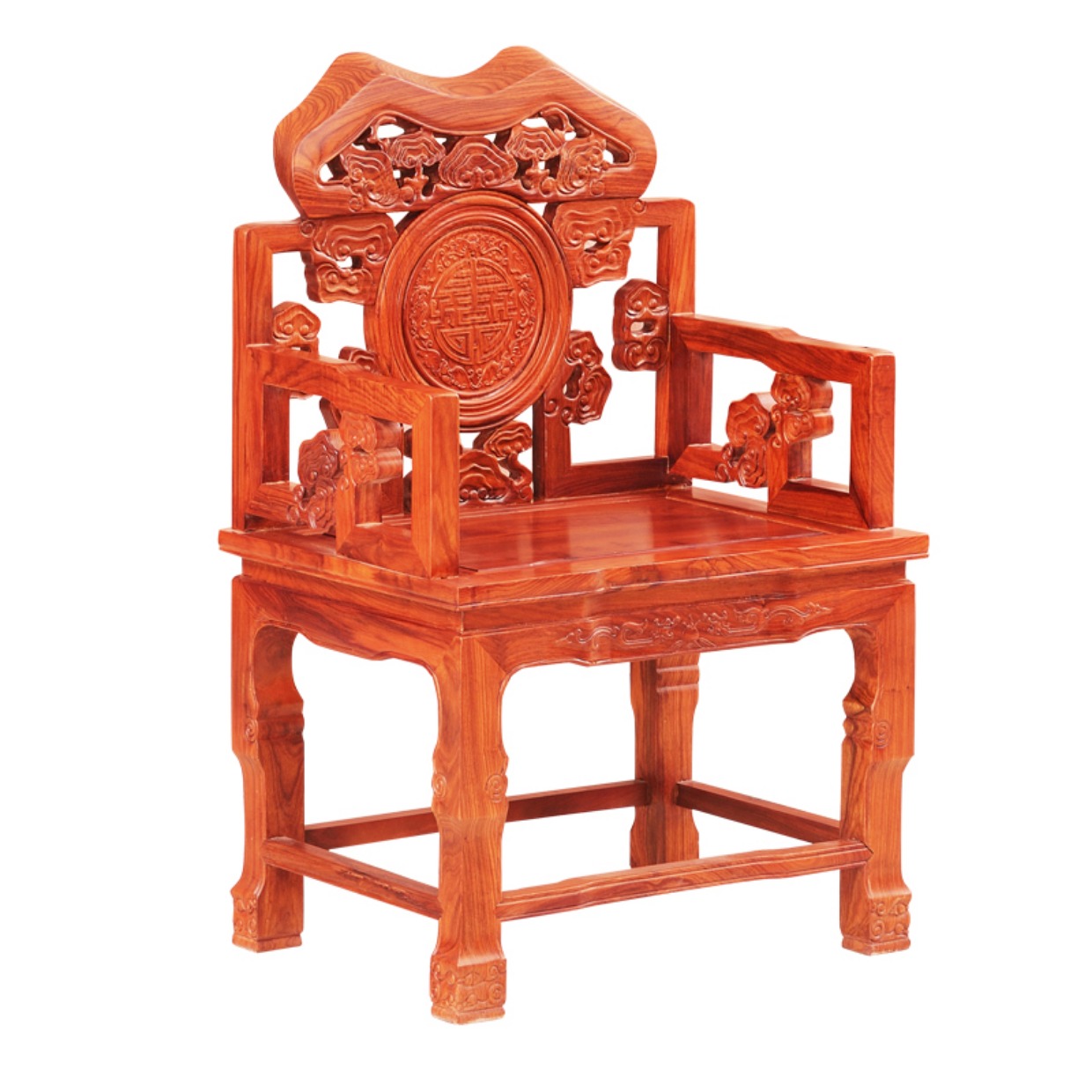 Gỗ gụ nội thất gỗ hồng mộc châu Phi Zhongtang sáu mảnh bốn mảnh gỗ hồng sắc tám bàn cổ tích kết hợp ghế Taishi - Bàn / Bàn bàn ghế gỗ