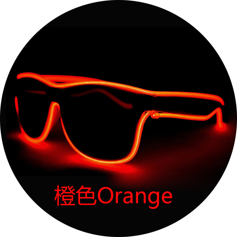 LED bungling glasses glowing glasses bar Nightclub singing Halloween fluorescence dance with shaking artifact props