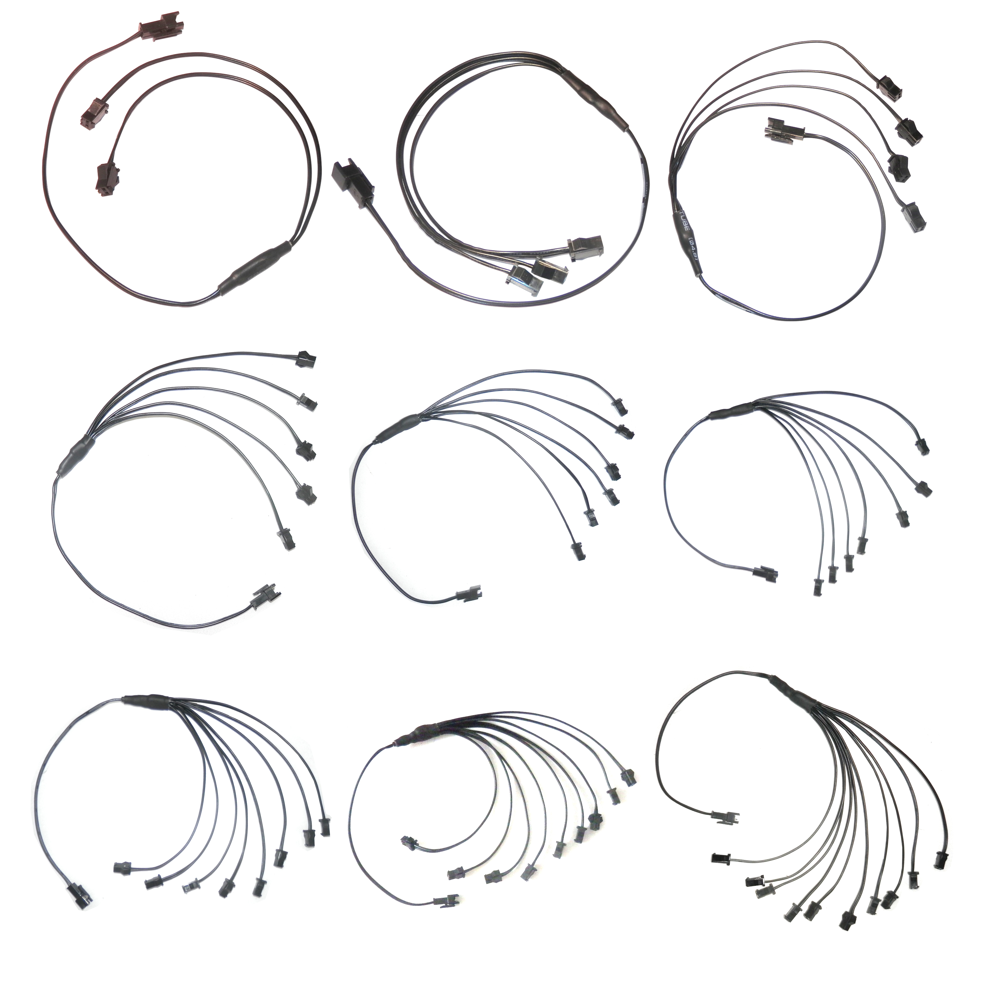 Light-emitting cold light extended line accessories fork line