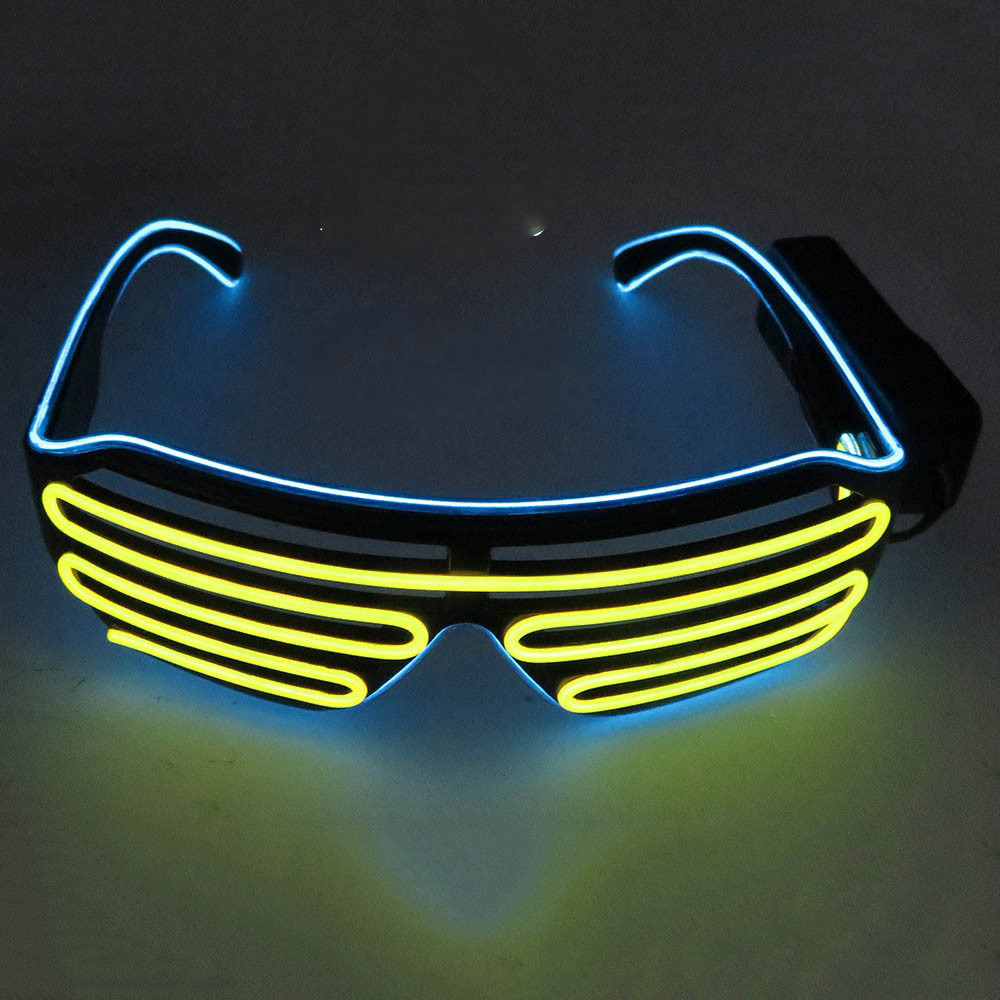 Wireless Shining Glasses Shutters Bar Pops Bungee Prom Performance Party Birthday Ambience Props Glasses