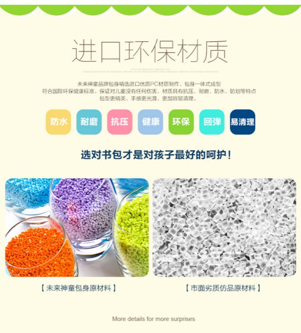 Túi du học trẻ em 17 inch túi chống nước túi xe đẩy công chúa 1-6 lớp đào tạo gói in tùy chỉnh - Túi bé / Ba lô / Hành lý túi xách trẻ em