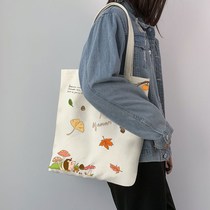 ~ Sail Bag women Summer cloth bag Artistic Slanted Satchel student handbag Small crowdsourced single shoulder bag Large-capacity cloth bag