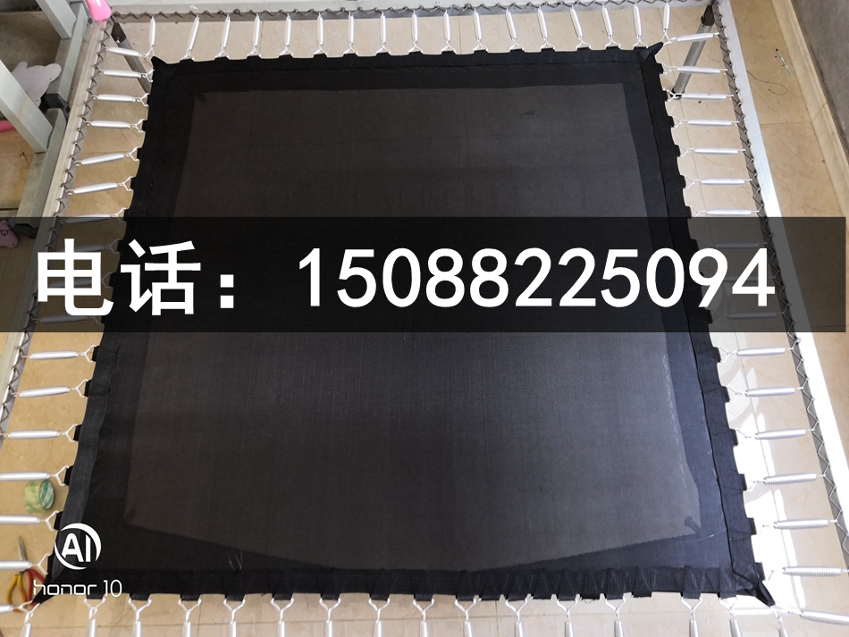 Amusement park large trampoline Bungee jumping bed Jumping bed mesh mesh jumping cloth Square round hexagonal mesh bottom cloth