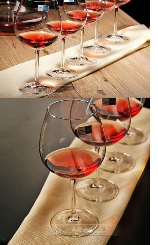 Đức Short St. Visa Crystal Wine Glass Set Cốc nhỏ Rượu vang Glass Set 6 Chỉ tráng miệng - Rượu vang đồ khui rượu vang cao cấp