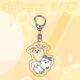 Chiikawa Merchandise Jiyikawa Keychain Usagi Koibito Cute Cartoon Backpack Acrylic Small Pendant