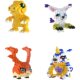 Digimon Tiny Particle Building Block Model Children's Educational Toy Agumon Gabumon Figurine Ornament