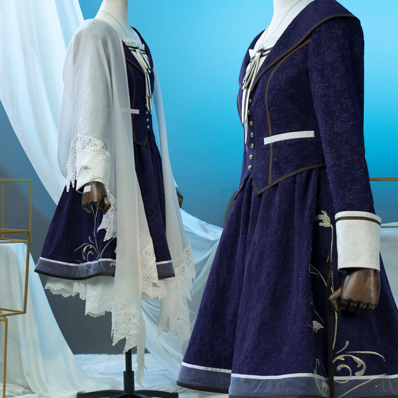 [Rain Eyes Man's House] Pious Flower's Evening Clock Heroine Cos Clothing Lena Anna Arizona Cos
