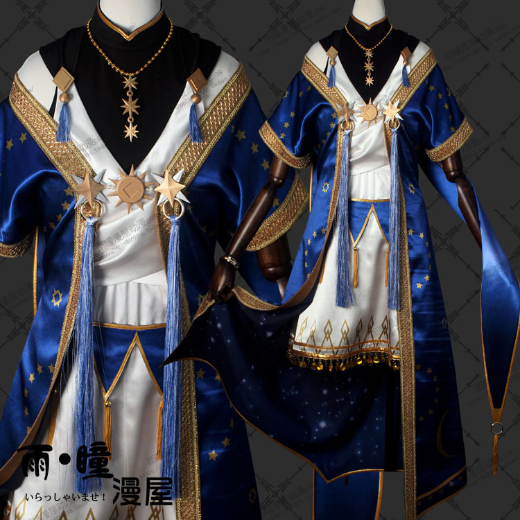 Rainy Eyes House Twisted Wonderland Star Wish Deuce Makes a Wish to the Stars Trey Deuce Idia Cosplay Costume Rainy Eyes House Twisted Wonderland Star Wish Deuce Makes a Wish to the Stars Trey Deuce Idia Cosplay Costume