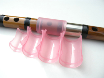 Flute protector protective cover Five-tone size optional color random elastic bamboo flute accessories