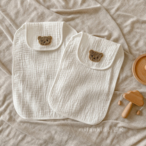 ins summer male and female baby pure cotton four-layer gauze sweat towel absorbent towel baby pad sling antiperspirant towel kindergarten